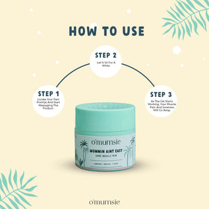 Omumsie-Sore Muscle Rub For Pregnant & Post-partum Moms - OM-10