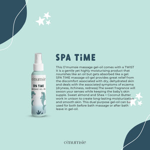 Omumsie Spa Time Baby Massage Oil-Gel, with Sesame, Almond Oil- 100ml - OM16