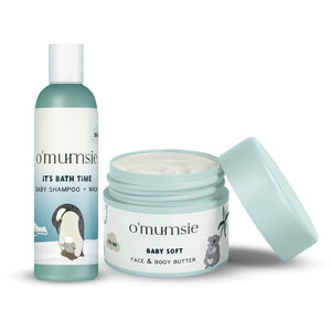 O'mumsie-Tiny Explorers Travel Kit for babies | Baby Shampoo + Body Butter - OM-11