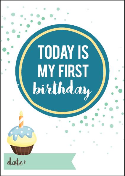 Party Propz Theme Milestone Cards- (Pack of 25) - MSCD-PYPRP