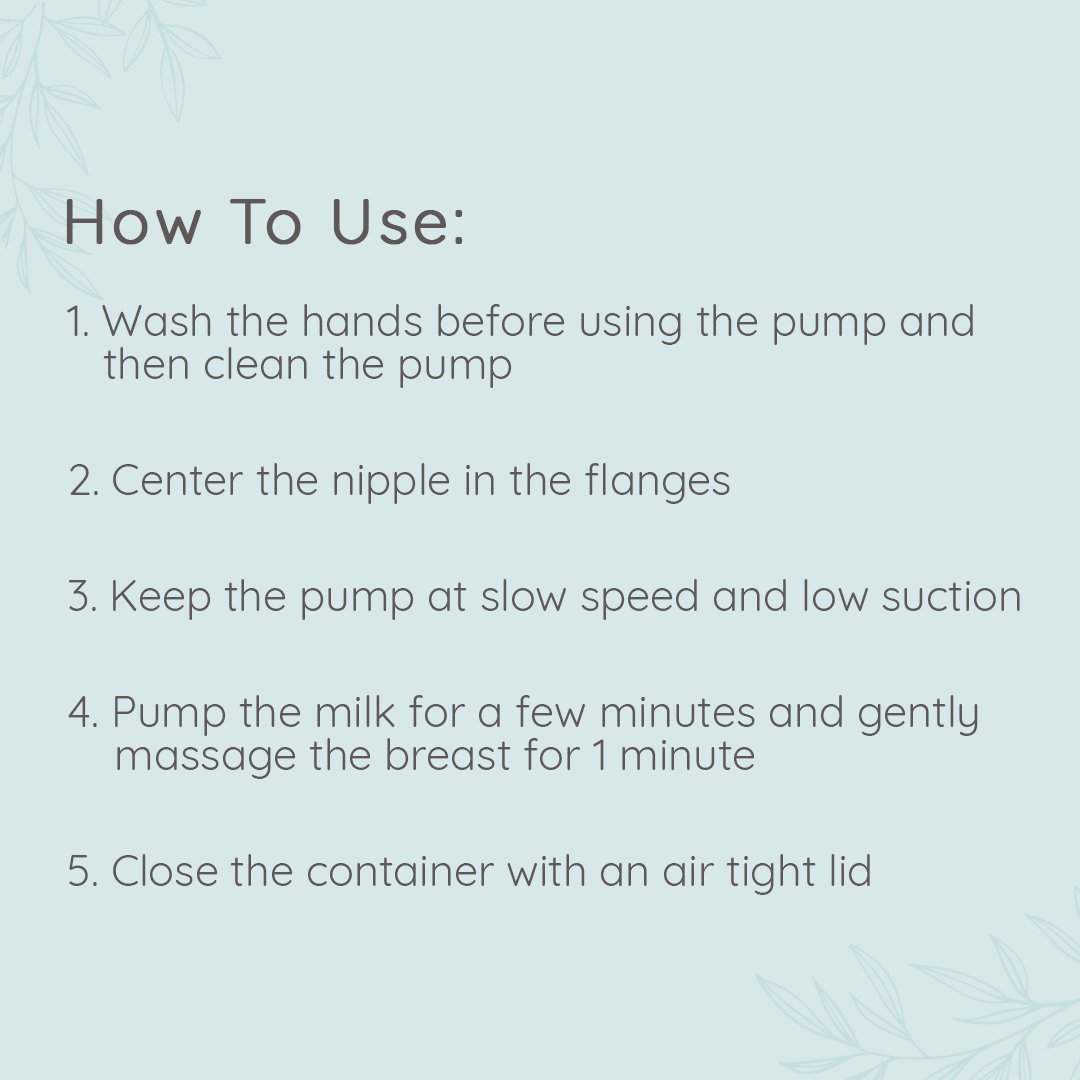 Pee Safe Manual Breast Pump For Nursing Mothers