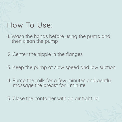 Pee Safe Manual Breast Pump For Nursing Mothers