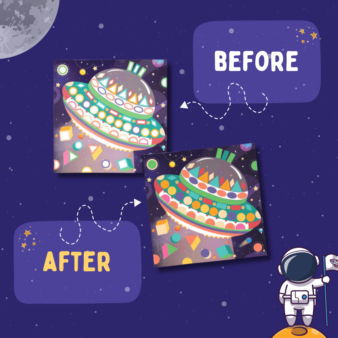 PepPlay Educational Shape Sticker- Space Explorers (7 Types of Shapes Learning Set ) - PP20603