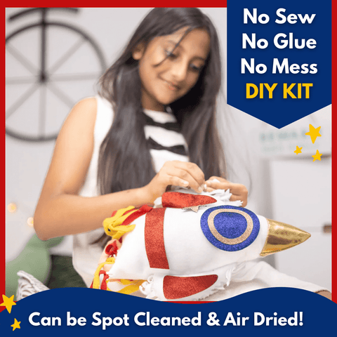 PepPlay Make your Own Rocket Pillow (DIY Easy To Make Activity Kit) - PP20707