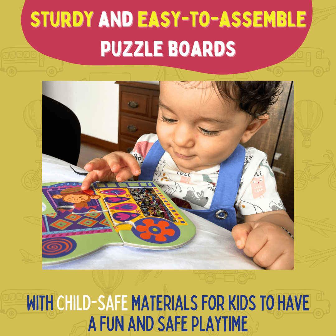 MY FIRST TOUCH & FEEL PUZZLES- VEHICLES - PP20802