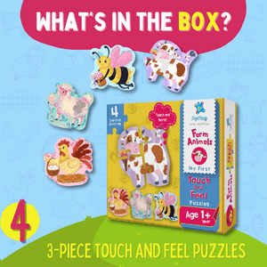 MY FIRST TOUCH & FEEL PUZZLES- FARM ANIMALS - PP20801
