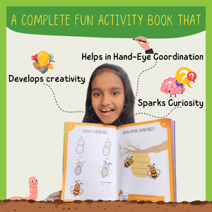 PepPlay Step by Step Drawing Book- Incredible Insects Theme - PP20501