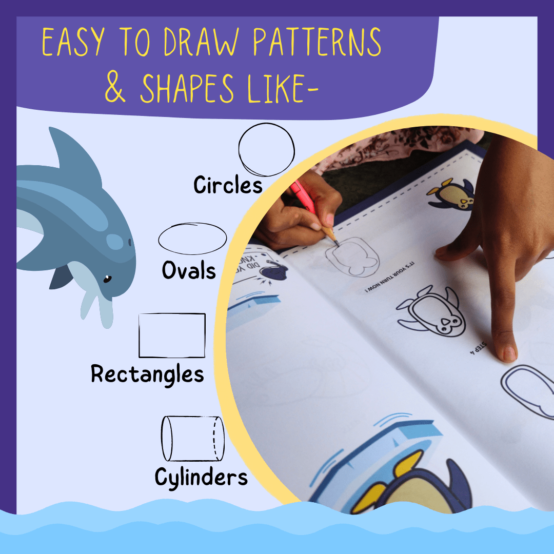 PepPlay Step by Step Drawing Book- Mystical Marine Life Theme - PP20503