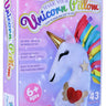 PepPlay unicorn pillow DIY kit art craft activity kit for kids 43pieces - PP20704