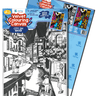 Pepplay Velvet Colouring Card Canvas- City On Water - PP20106