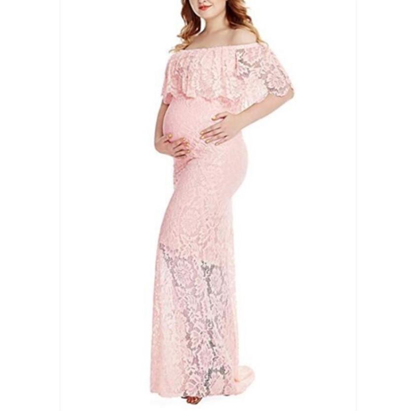 Petal Peach Maternity Dress - DRSP-PTLPH-S