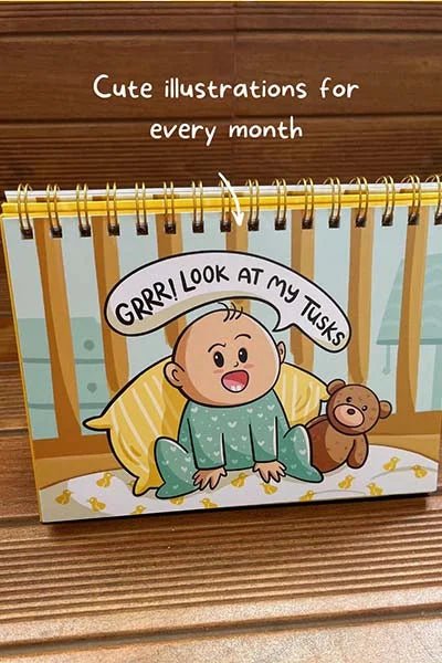Qwirk Store Baby Record Calendar - 27611