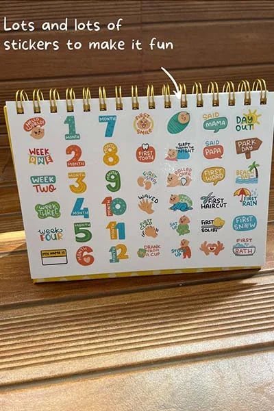 Qwirk Store Baby Record Calendar - 27611