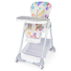 R For Rabbit Marshmallow High Chair Abstract- White - HCMMAW1
