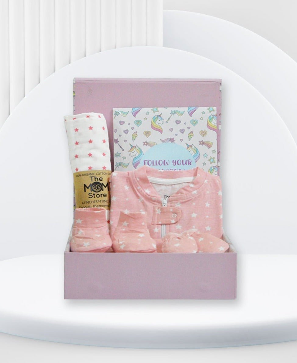 Ride A Unicorn New Born Gift Box- Glitter - GFBX-RDGLT-0-3