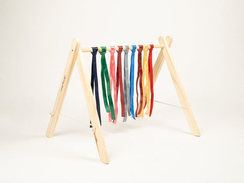 Rocking Potato Baby Activity Play gym- Ribbons - BAG-CR