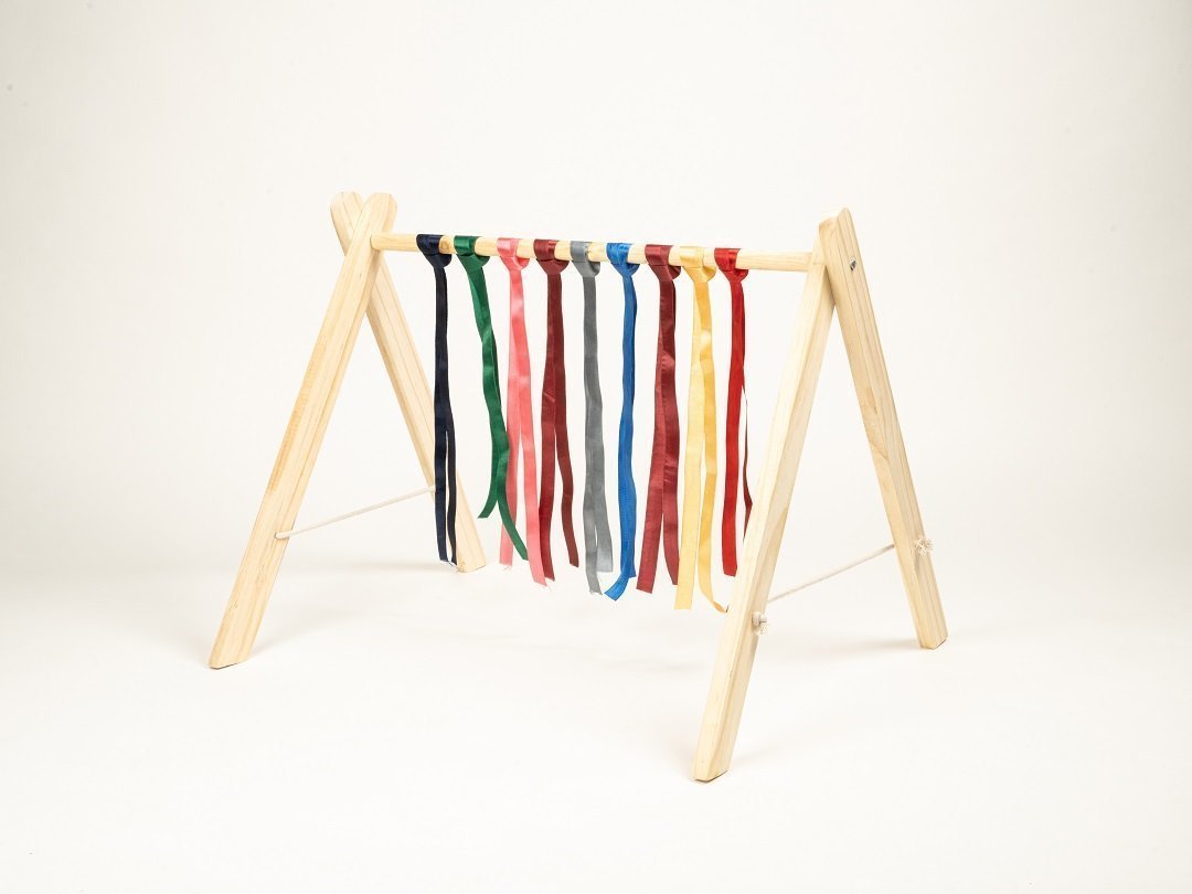 Rocking Potato Baby Activity Play gym- Ribbons - BAG-CR