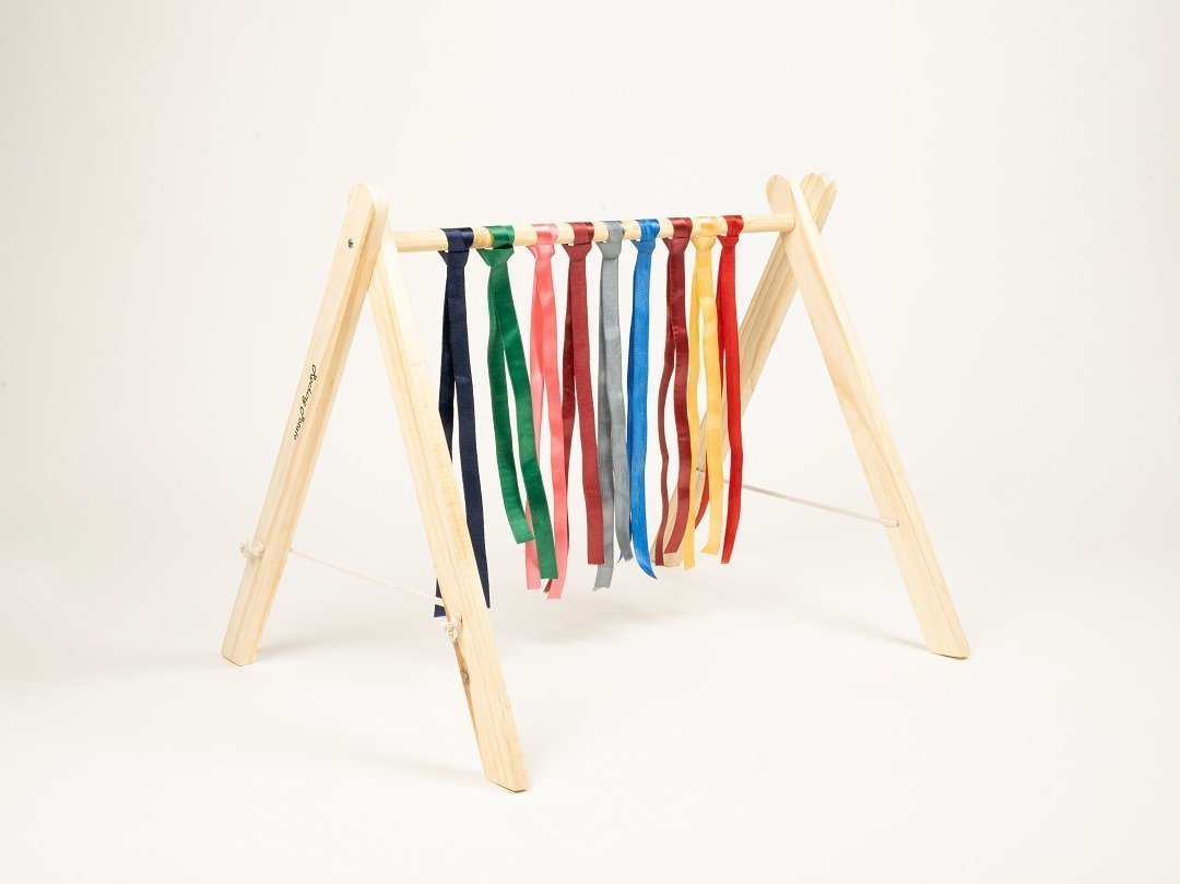 Rocking Potato Baby Activity Play gym- Ribbons - BAG-CR