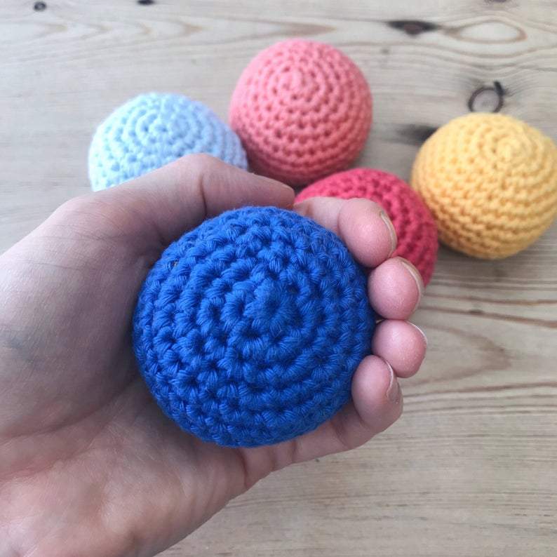 Rocking Potato Montessori Materials Crochet Sensory Balls - CRB