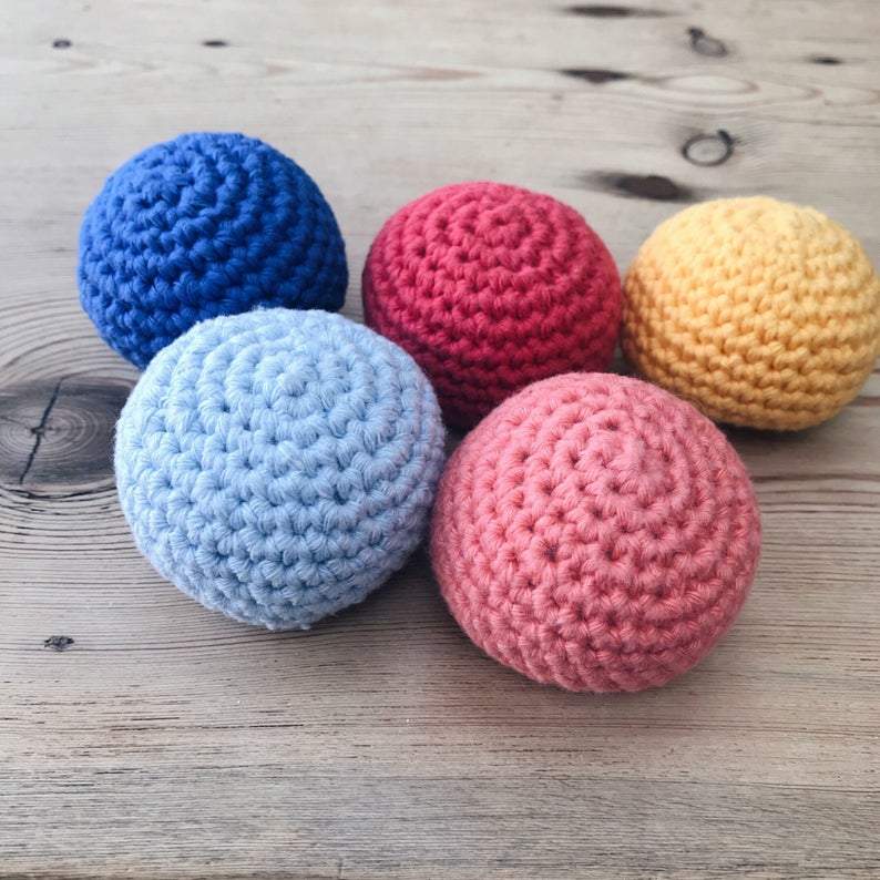 Rocking Potato Montessori Materials Crochet Sensory Balls - CRB