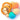 Rocking Potato Wooden Rattle with crochet balls - WRCRB