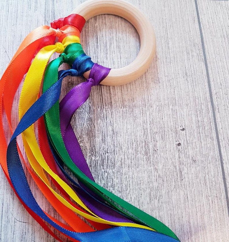Rocking Potato Wooden sensory teething ring - WSTR