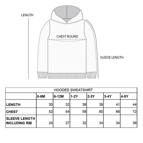 Rockstar Dino Hooded Sweatshirt - KS-RCKDN-0-6