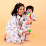 Set Of 2: Baby Koala Matching Pajama Set for Mom and Baby - TWPJ-BBKL