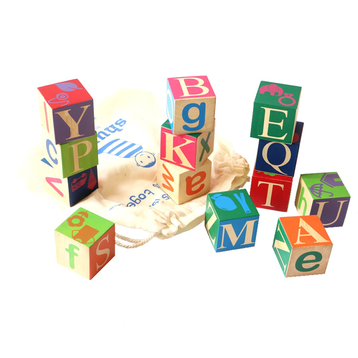Shumee Alphabet Building Blocks - EXP-IN-IHD-AB-W-2yr-0035