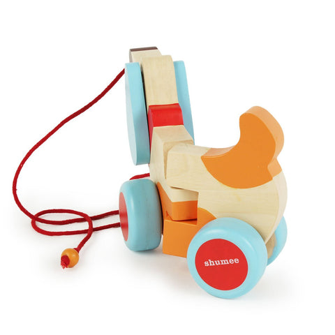 Shumee Bruno-The Dog- A Wooden Pull Along Toy - OTM-IN-IHD-DPA-W-2yr-0090