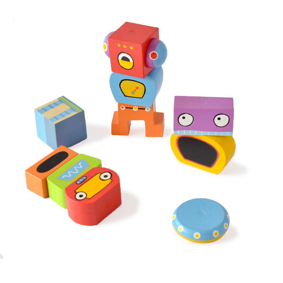 Shumee Magnetic Robo Blocks - PP-IN-MRB-3yrs-0085