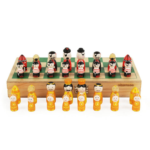 Shumee Pirates Vs Royals- Wooden Chess Set - PP-IN-CH-W-4yr-0084