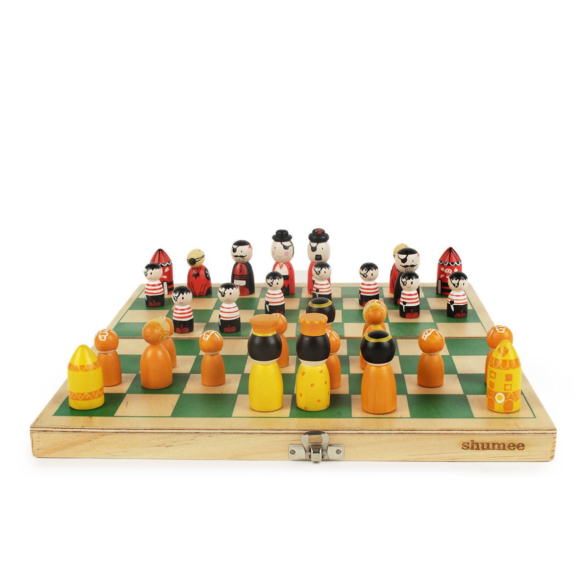 Shumee Pirates Vs Royals- Wooden Chess Set - PP-IN-CH-W-4yr-0084