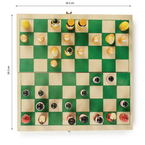Shumee Pirates Vs Royals- Wooden Chess Set - PP-IN-CH-W-4yr-0084