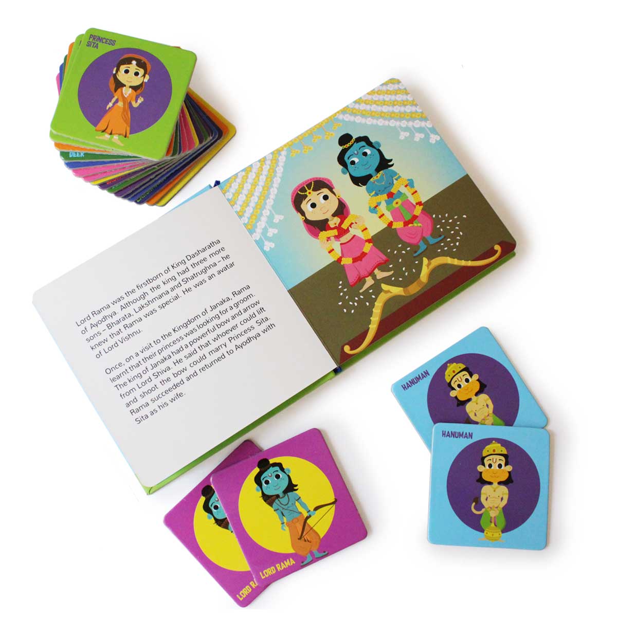 Shumee Ramayana Memory Game And Book - PUZ-IN-IHD-RMC-CB-3yr-0120