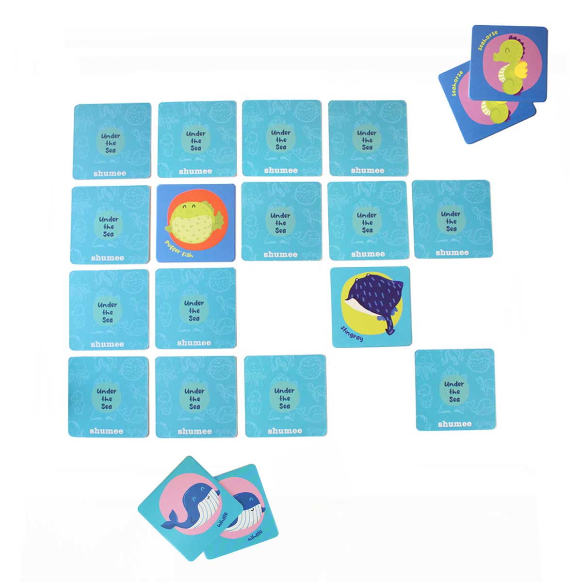 Shumee Sea-Side Memory Card Game - PUZ-IN-IHD-SS-CB-22
