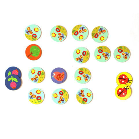 Shumee Spring Colors Memory Card Game - PUZ-IN-IHD-SC-CB-20