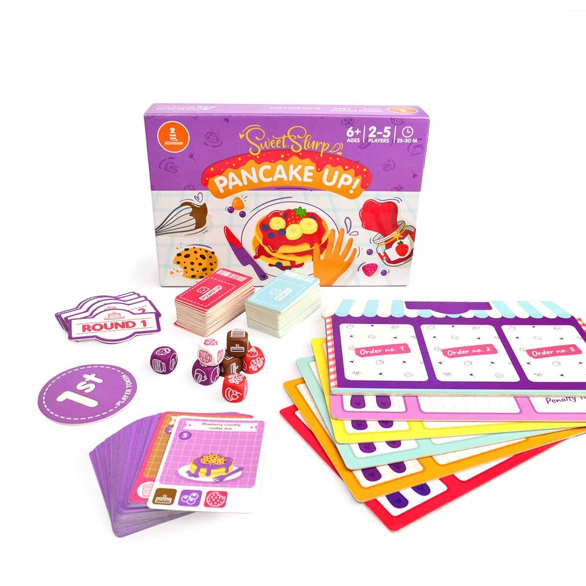 Shumee Sweet-Slurrp Pancake Up- Board Game - EXP-IN-IHD-PC-CB-6yr-0124