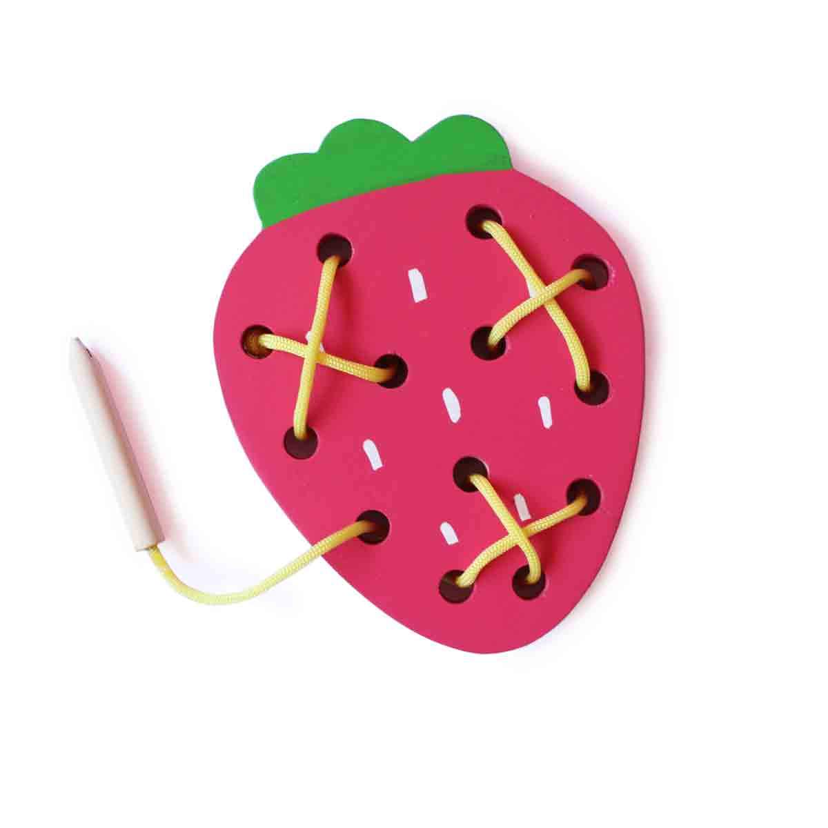 Shumee Wooden Lacing Fruit Set- Set Of 2 – The Mom Store