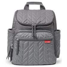 Skip Hop Forma Diaper Backpack- Grey - 203107