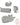 Skip Hop Moby Bathtime Essential- Grey - 235516