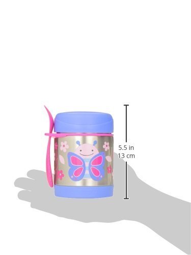 Skip Hop Zoo Insulated Little Kid Food Jar - Butterfly - 252381