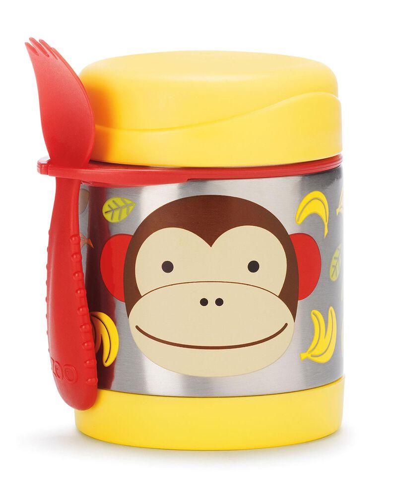 Skip Hop Zoo Insulated Little Kid Food Jar - Monkey - 252376