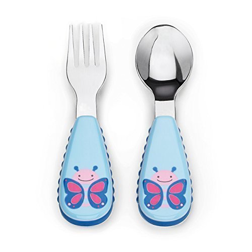 Skip Hop Zoo Utensils Fork & Spoon - Butterfly - 252364