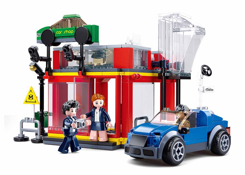 Sluban Automobile Sales Service Shop Block Toy Set - M38-B0759A