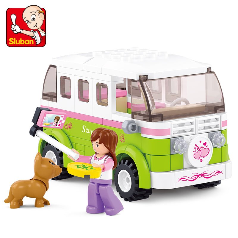 Sluban Touring Wagon Block Toy Set - M38-B0523