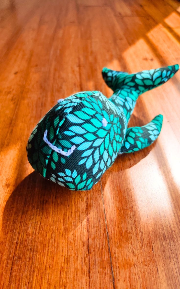 Soul Slings Upcycled Soft Toy: Maasa Whale - ST020
