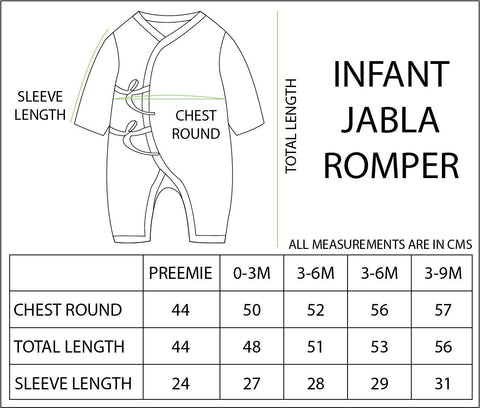 Sparrow in the Garden Infant Romper (Jabla Style) - ROM-SPGDN-PM