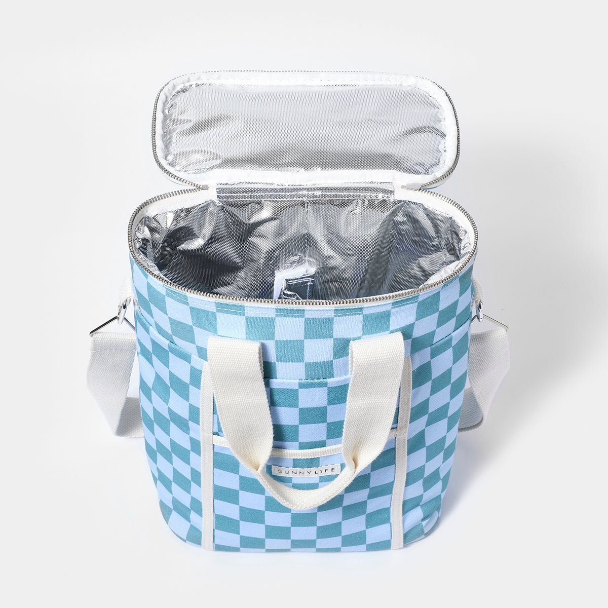 SUNNYLiFE blue color Canvas Drinks Bag Jardin Ocean - S3DDRKSS