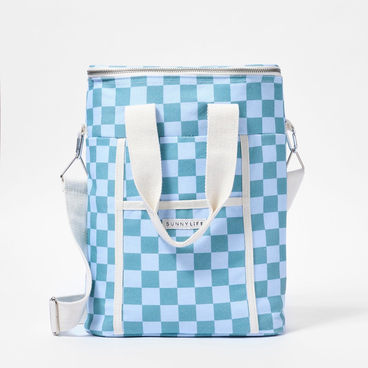 SUNNYLiFE blue color Canvas Drinks Bag Jardin Ocean - S3DDRKSS